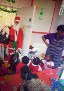 Christmas party nursery Deptford, London